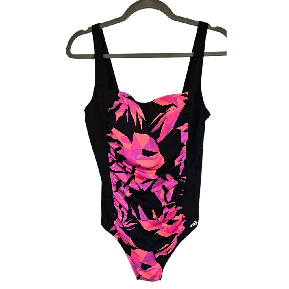 Adidas Women's One Piece Swimsuit Tropical Size 14